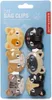 Kikkerland Bag Clips Cat - Set 6pcs. Voir les images du produit 2