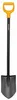 FISKARS Spatenschaufel scharf Solid Metall 117 cm Anteprima dell’immagine prodotto