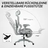 HOMCOM Bürostuhl Schreibtischstuhl mit Armlehne, Produktbild-Vorschau 6