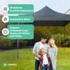 VONROC Pavillon 3x3m wasserdicht stabil - Partyzelt EasyUp Produktbild-Vorschau 5