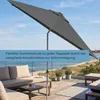 KETTLER  Easy Push Schirm Ø 270 cm, UPF 50+, silber/ Produktbild-Vorschau 8