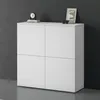 doporro Sideboard Kommode 100 cm in Matt Weiß Produktbild-Vorschau 1