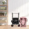 2 in 1 Hundewagen,Hundebuggy bis 15 kg mit abnehmbarem Produktbild-Vorschau 6
