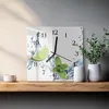 Tulup Glasuhr Wanduhr Küchenuhr Echt-Glas 30x30 cm Modern Produktbild-Vorschau 2
