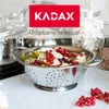 KADAX Durszlak Cedzak Sitko Głęboki Stal Nierdzewna Podgląd zdjęcia produktu 4
