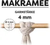 MyBoshi Makramee gezwirntes Baumwollseil 4mm 50m hellgrau Produktbild-Vorschau 3