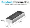 A product shot of a carbon filter with dimensions indicated. Produktbild-Vorschau