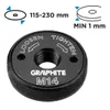 Rychloupínací matice GRAPHITE M 14 pro úhlové brusky - Náhled obrázku produktu 2