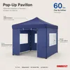 ONBEST Pavillon 3x3 | Wasserdicht | faltbar | Blau | mit Produktbild-Vorschau 2