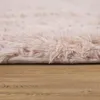 Hochflor Teppich Rund Wohnzimmer Shaggy Langflor Kunstfell Produktbild-Vorschau 3