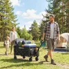 Outsunny Bollerwagen 60L Faltbar Handwagen Gartenwagen mit Produktbild-Vorschau 2