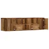 Möbel Eckregal Altholz-Optik 160x40x45 cm Holzwerkstoff - Produktbild-Vorschau 8