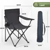 SUNULA 2er Set Campingstuhl Faltbar bis 100 kg, Faltstuhl Produktbild-Vorschau 6