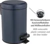 Kosmetik Treteimer Leman Dunkelblau 3 L Produktbild-Vorschau 2