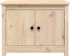 vidaXL Couchtisch 71x49x55 cm Massivholz Kiefer Produktbild-Vorschau 6