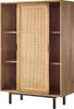 home24 Highboard - Mango Massiv / Wiener Geflecht Produktbild-Vorschau 5