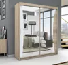 Schwebetürenschrank, 2-türig Schrank mit Spiegel! Moderne Produktbild-Vorschau 1