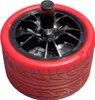 Automatischer rotierender Aschenbecher 11,5 cm RIM KOŁO rot Produktbild-Vorschau 1
