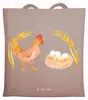 Mr. & Mrs. Panda Jutebeutel Huhn Stolz - Braun Pastell - Produktbild-Vorschau 1