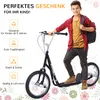 HOMCOM Kinderroller mit Luftreifen Kickscooter Scooter Produktbild-Vorschau 8