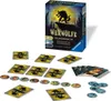 A board game box and its components are displayed on a white background. Produktbild-Vorschau
