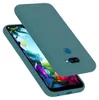 A teal phone case is shown on a white background, with a smartphone partially visible underneath.