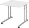 bümö Schreibtisch Serie-Z - Nachbildung: Weiß, Gestell: Produktbild-Vorschau 1