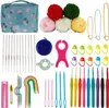 Häkelnadel Set, Ergonomisch Häckelnadelnset 59 Stück Produktbild-Vorschau 7