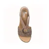 Rieker Damen Sandalen aus Naturleder in Beige mit 6 cm Produktbild-Vorschau 5