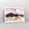 Poster - Poster ohne Rahmen - Grafik Modern Landschaft - Produktbild-Vorschau 7