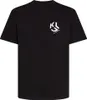 Karl Lagerfeld Reg Monogram Kurzarm-t-shirt Schwarz M Mann Produktbild-Vorschau 1