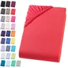 Jersey Spannbettlaken 90-100x200 cm Spannbettuch 100% Produktbild-Vorschau 1