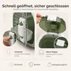 SNOEKIE Katzen Transportbox mit 2 Öffnungen，Haustierbox für Produktbild-Vorschau 3