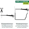 Windhager Dachrinnen-Abdeckung COVER aus PE-Netz, 6 Meter Produktbild-Vorschau 5
