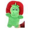 Sweety Toys 11377 GRISU Feuerwehr Handpuppe Drache Plüsch Produktbild-Vorschau 3