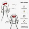 set di 24 bottiglie di vetro rotonde da 60 ml con tappo a Anteprima dell’immagine prodotto 4