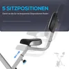 HOMCOM Heimtrainer F-Bike Fahrradtrainer mit 8 stufig Produktbild-Vorschau 6