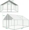 Recinto per polli ruspanti 3x3x2m - pollaio in metallo 9 m² Anteprima dell’immagine prodotto 2