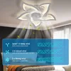 Stropní ventilátor LED, aplikace a dálkové ovládání, Náhled obrázku produktu 4