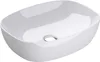 A white ceramic basin on a white background. Produktbild-Vorschau