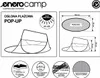 Pop-up Strandmuschel ENERO CAMP 190x80x90/70 cm – Blau – Produktbild-Vorschau 6