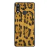 A phone case with a leopard print pattern is shown against a white background. Produktbild-Vorschau