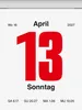 2027 BRUNNEN Tagesabreißkalender 53,6x71mm Nr.2 Produktbild-Vorschau 2
