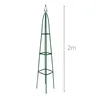 Relaxdays Rankturm Metall spitz 190 cm, Rankhilfe für Produktbild-Vorschau 4