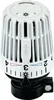 A white and black thermostat head for a radiator. Náhľad obrázku produktu