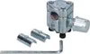 A set of metal flaring tools for plumbing or refrigeration on a white background. Produktbild-Vorschau