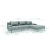 TRADA Gartensofa lounge set Bahama S Dunkelgrau Gartenmöbel Produktbild-Vorschau 2