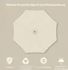Parasol Izrielar 3,5 m crème – Parasol extra large pour Voir les images du produit 6