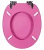 A pink toilet seat is shown from a top-down view against a white background. Náhled obrázku produktu