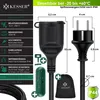 KESSER® Verlängerungskabel mit Schutzkappe Outdoor - für Produktbild-Vorschau 2